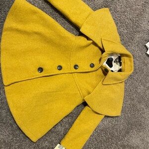 Oshkosh Yellow Wool Coat